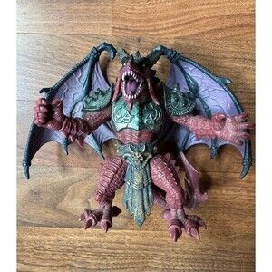 Vintage Chap Mei Knights Quest Dark‎ Beast Dragon Mars Gargoyle Dragon 7" EUC